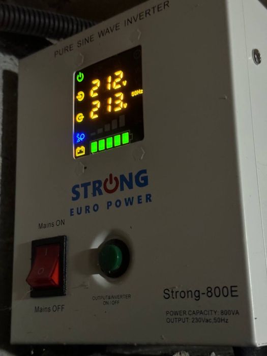 Источник бесперебойного питания(UPS)Strong Euro Power 800E/VA/500W 12V