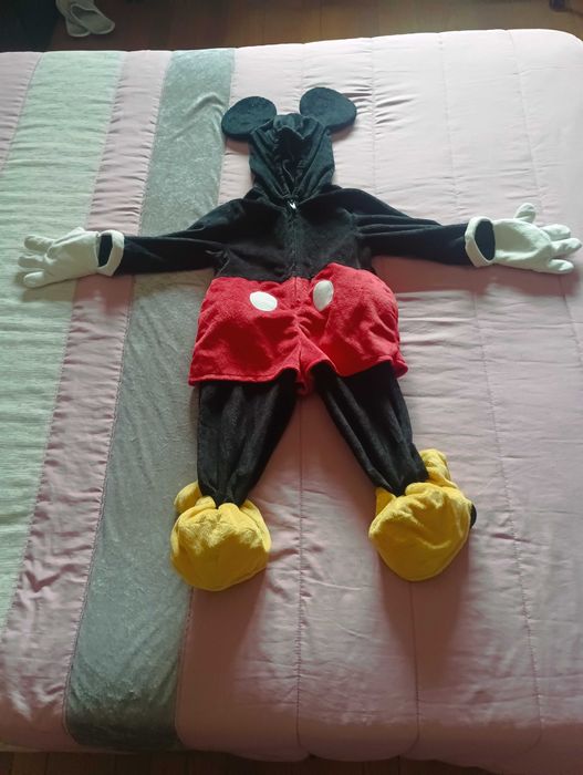 Fato Mickey em pelúcia