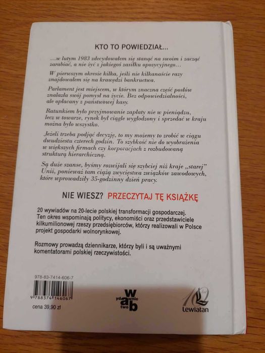 Bohaterowie polskiej transformacji Wydawnictwo WAB