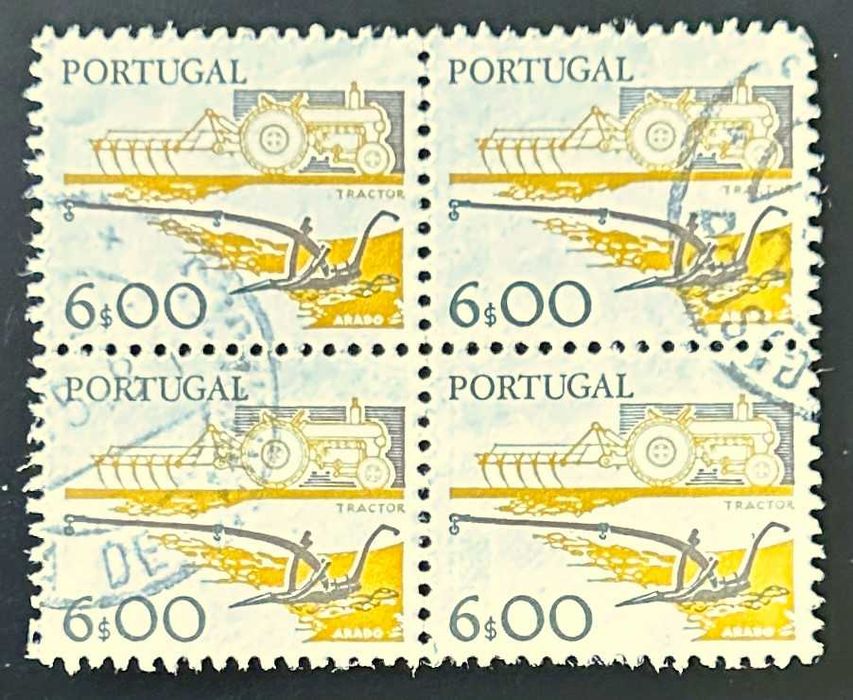 Sheet of Used Stamps at 6$00 – Tools of the Trade – 1978