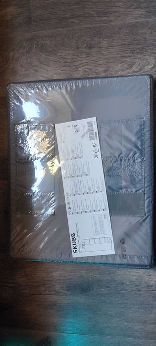 IKEA Skubb szary półki + 2szt semilac spider