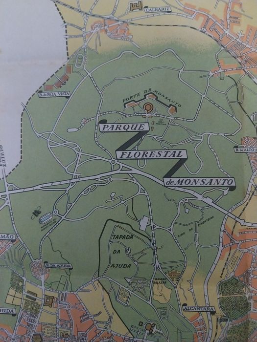 Mapa / Planta de Lisboa 1955