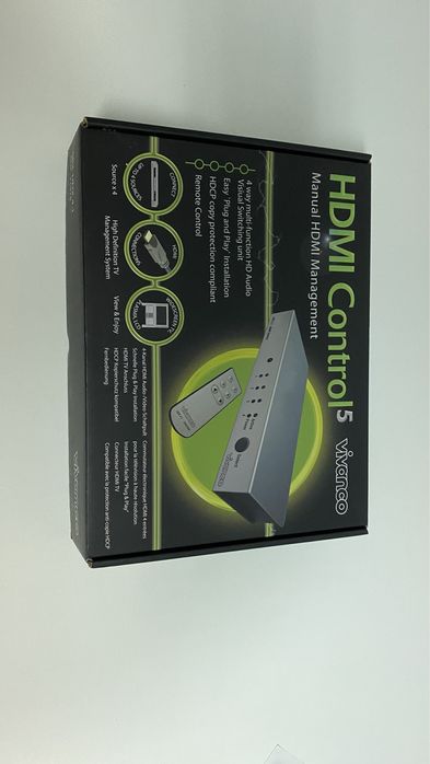 HDMI Switch - C/ Comando (Novo na caixa)