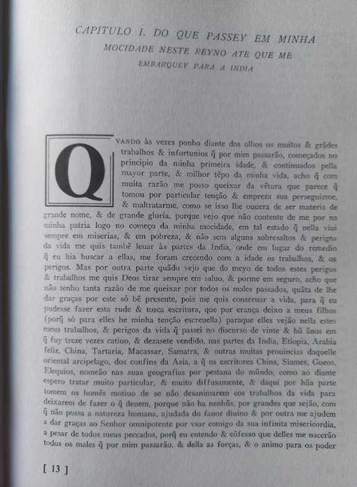 Peregrinação; Transcrição - Adolfo Casais Monteiro; Fernão Mendes Pinto