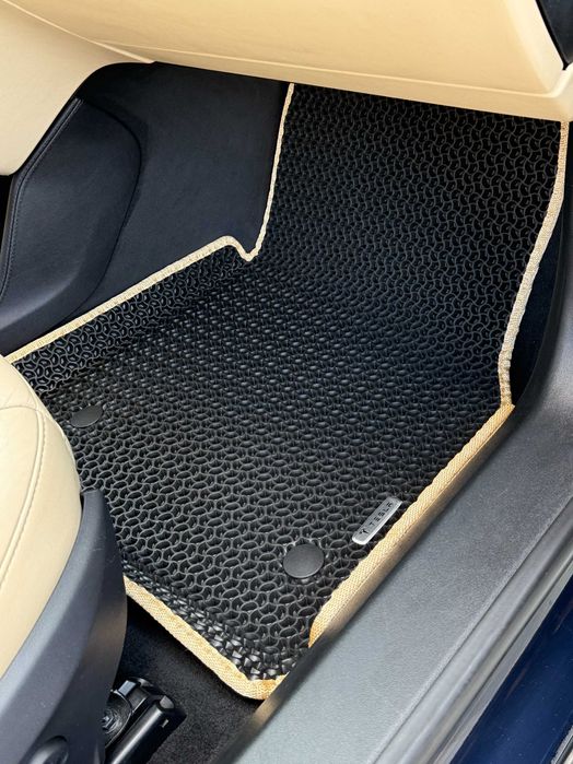 3D EVA коврики, 3Д коврики в авто Tesla Model 3, ева коврик в багажник Тесла коврики коври в авто з бортами