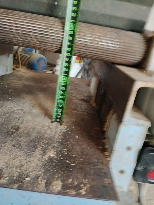 Solidna Strugarka Grubościówka 35 cm (Heblarka) – 400V, SPRAWNA, Nowe Noże
