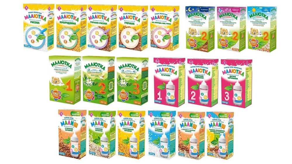 Малютка Premium 2 з борошном , дитяча суміш Малиш, Milupa