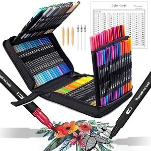 Маркери акварельні Color Pencil Художні 80 і 168 шт. з сумкою