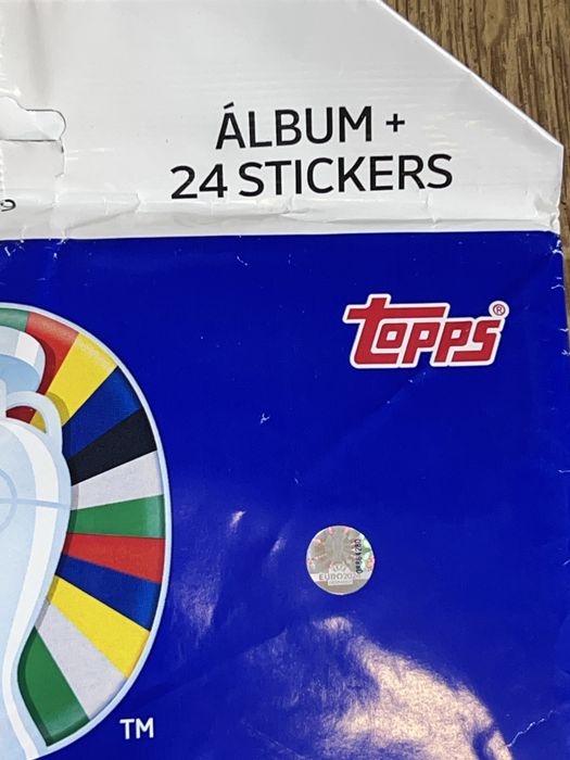 Pack Topps UEFA EURO 2024 - Álbum Oficial + 65 Stickers (Novo)