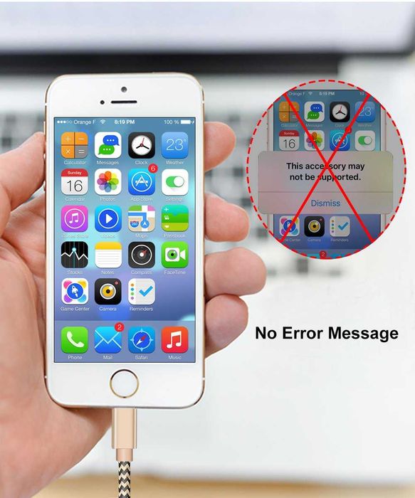 Zeuste pleciony kabel USB Lightning 1.5m iPhone 14/13/12/11 X Pro iPad