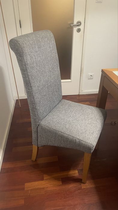 Mesa de sala de jantar madeira e vidro 90x163