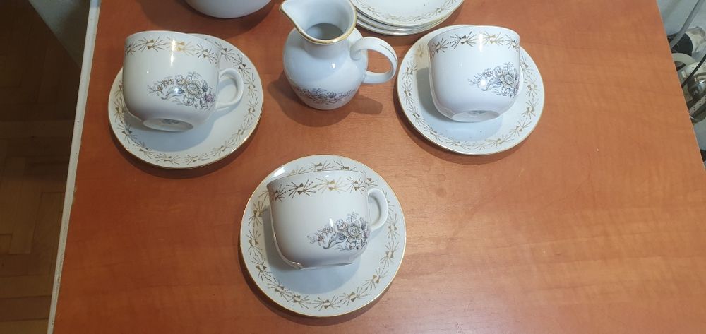 Porcelana MZ Czechoslovakia serwis kawowy