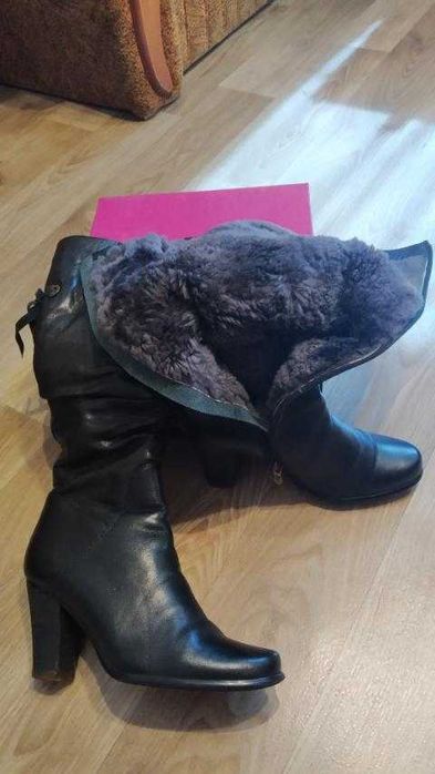 чобіт жіночий зимовий - не с секонда сапог женский зимний 36р