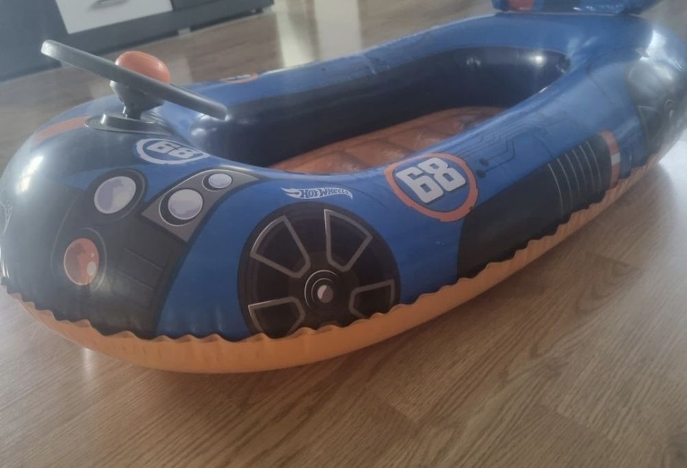 #ponton #dziecięcy #Hot #Wheels #Bestway #łódka #materac