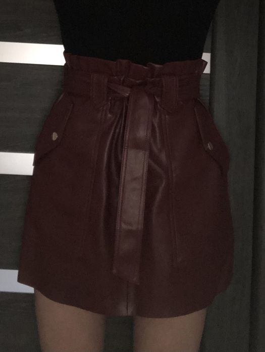 Юбка Zara, екошкіра