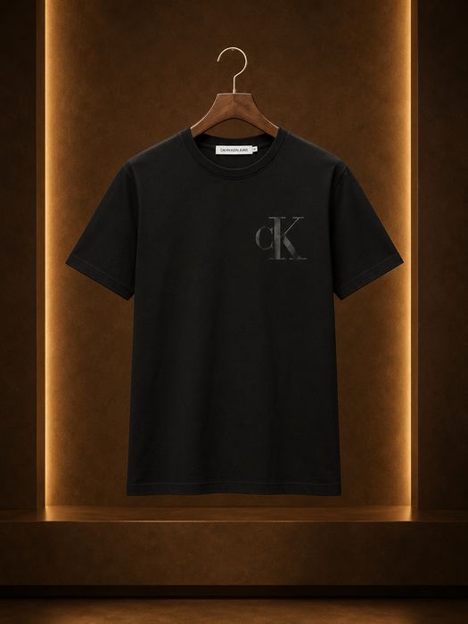 T-shirt koszulka męska z nadrukiem CKJ r. 38 M