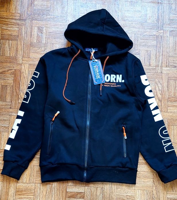 Кофта толстовка худи утеплённая grace р.152