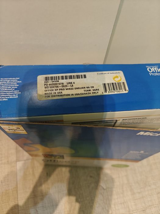 Microsoft Office XP box