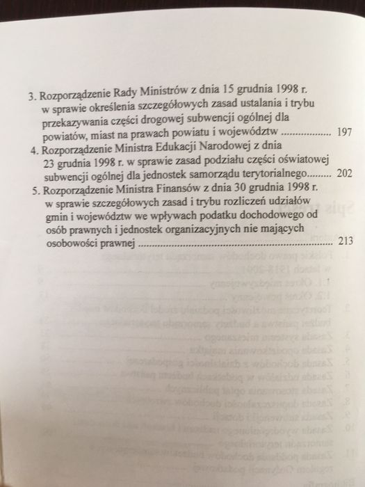 „Zasady polskiego prawa dochodów samorządu terytorialnego” J.Gliniecka