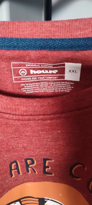 Bluza z nadrukiem house xxl