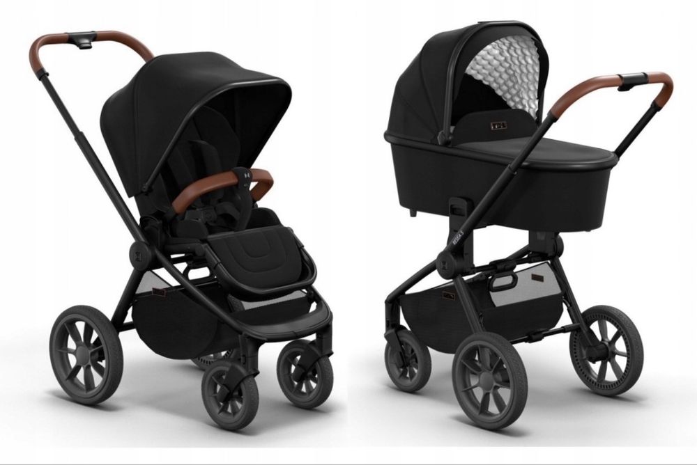 Wózek Moon RESEA S czarny 2w1