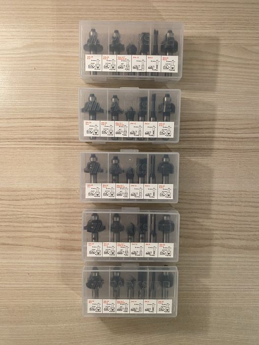 Набір фрез по дереву Parkside