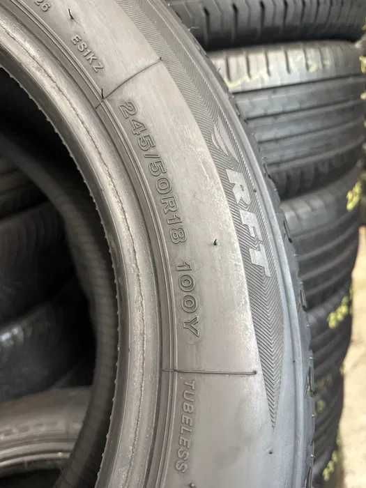 245/50 R18 BRIDGESTONE POTENZA S001 RUN FLAT (85% прот) Склад Б-У Шин!