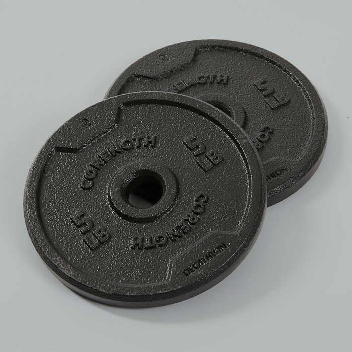 Conjunto de halteres de musculação 50 kg disco ferro fundido em parte