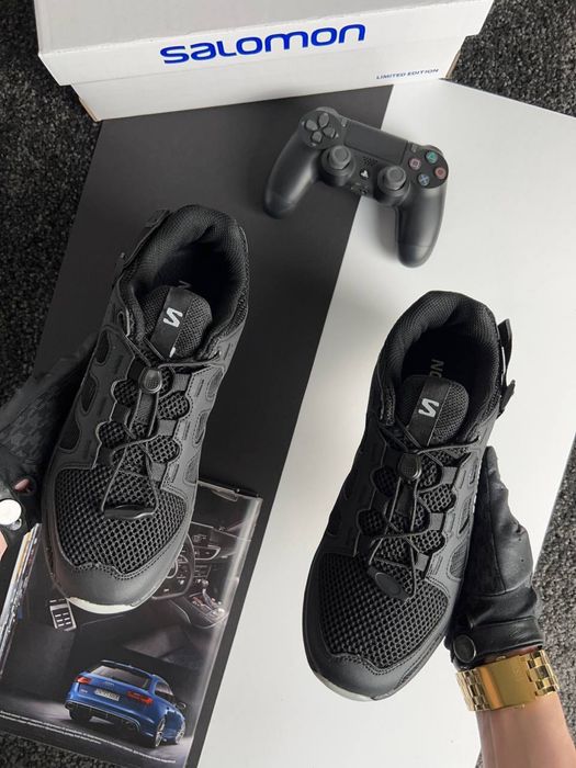 Крутезні чоловічі кросівки Solomon Techamphibian 5 Black Grey! Нові! Розміри: 41-45