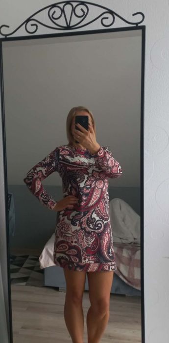 Sukienka dzianina bawełna 38