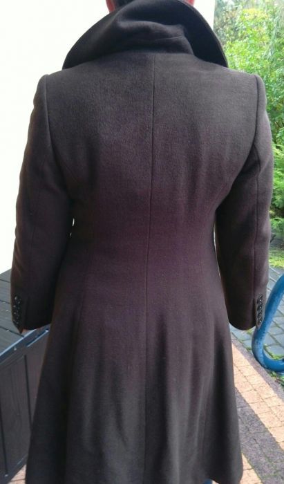 Płaszcz premium czekolada dziekański idealny 40