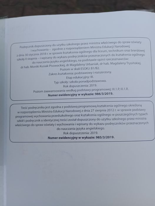 Język angielski Vision 3 podręcznik