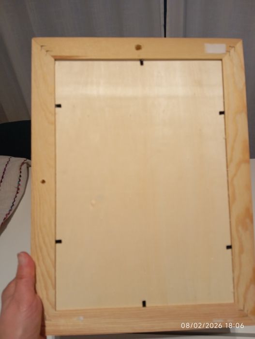 Conjunto 3 quadros madeira criança