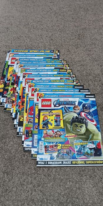 Czasopisma Lego spider-man avengers city star wars dreamzzz ninjago