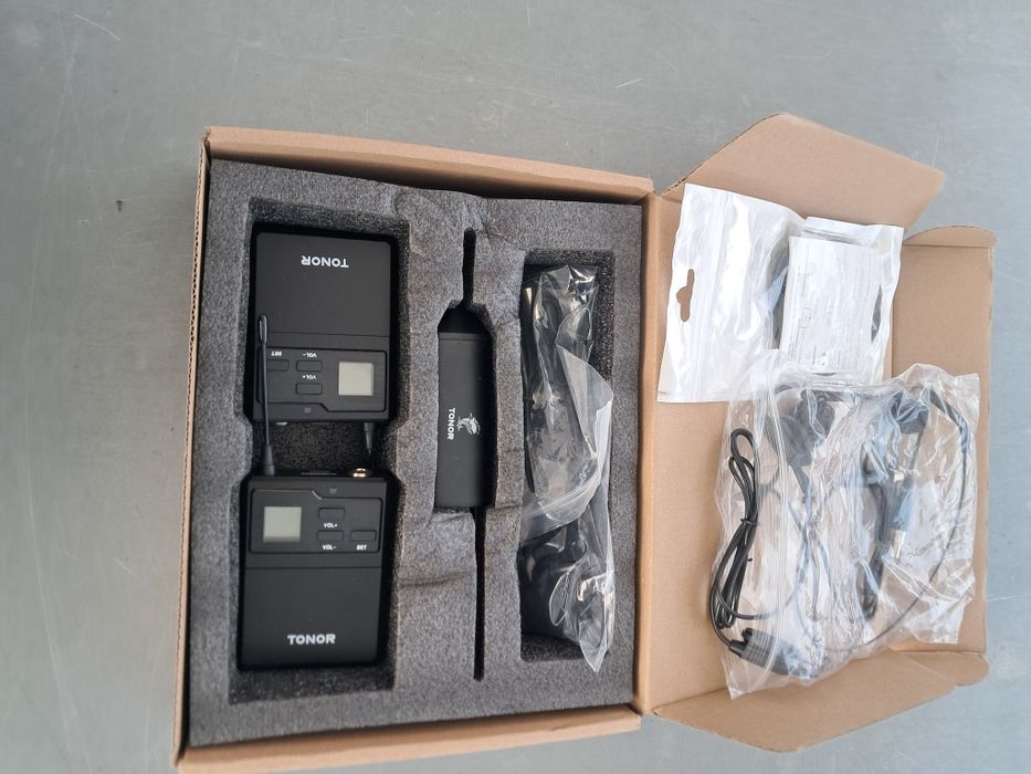 Zestaw dwuch mikrofonow