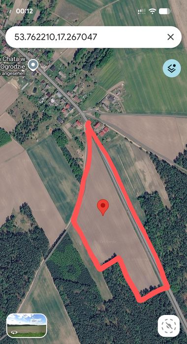 Zadbany grunt rolny 5,82 ha w stałej uprawie – Lisewo, gm. Przechlewo (asfalt, linia lasu) - Widok 5