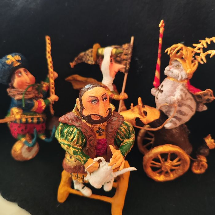 Іграшки інтерьєрні пап'є маше