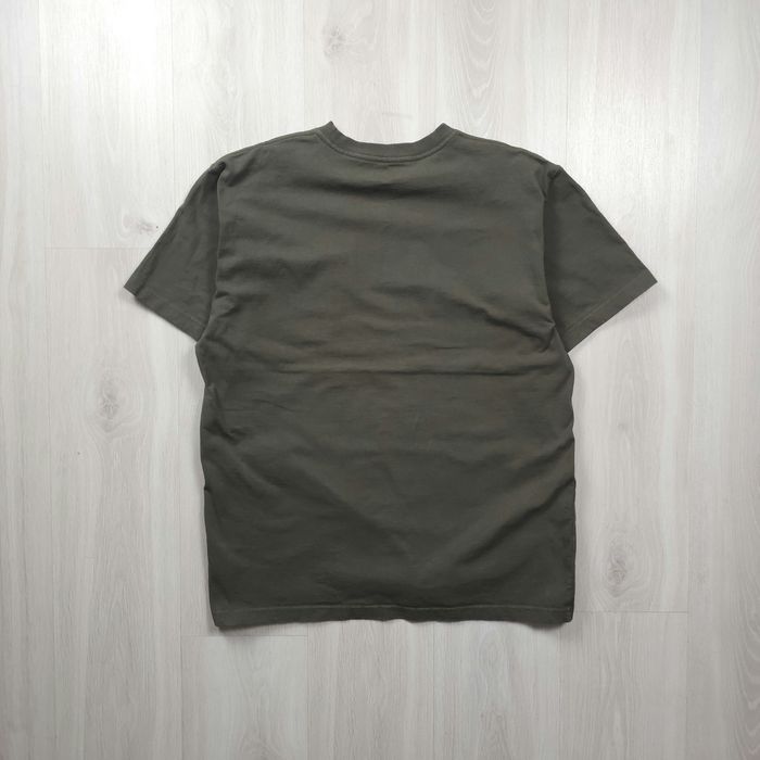 T-shirt Dickies lisa verde-oliva de algodão com bolso no peito