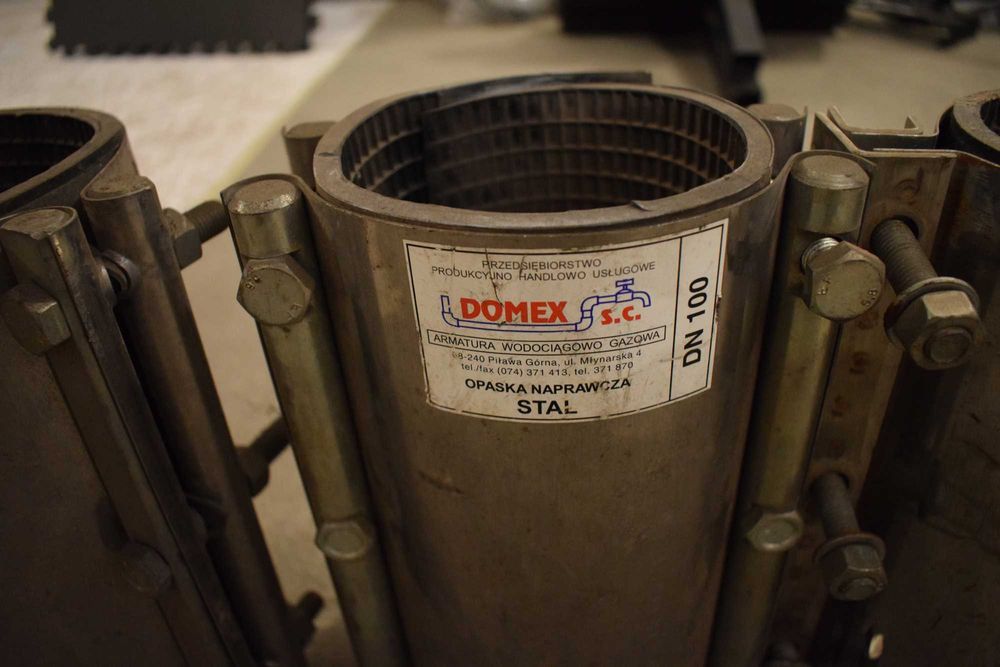 Nasuwa naprawcza DN 32 i 40 opaska Dn 80 100 i 150