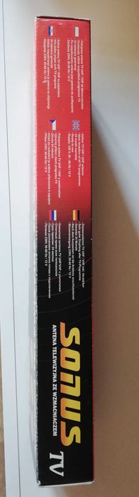 Antena telewizyjna SONUS ze wzmacniaczem - prawie NOWA