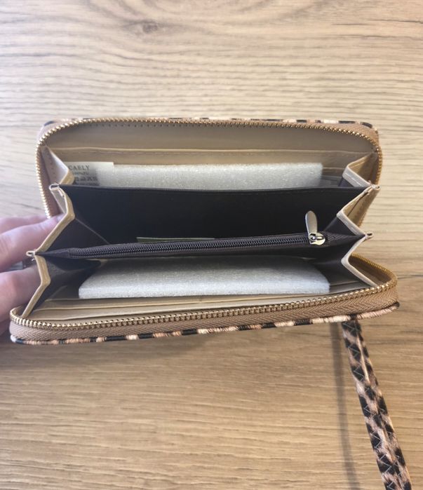 Portfel Damski w Panterkę Jaśniejszy