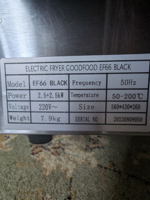 Фритюрниця GoodFood 2х6л