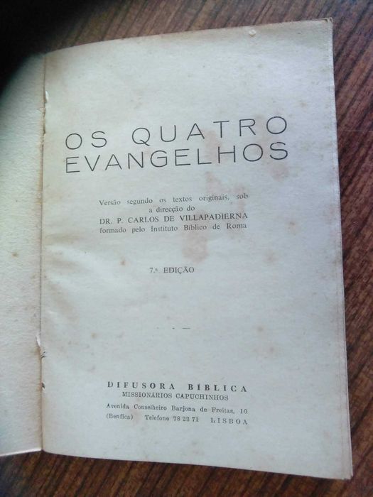 Os quatro evangelhos - 1963
