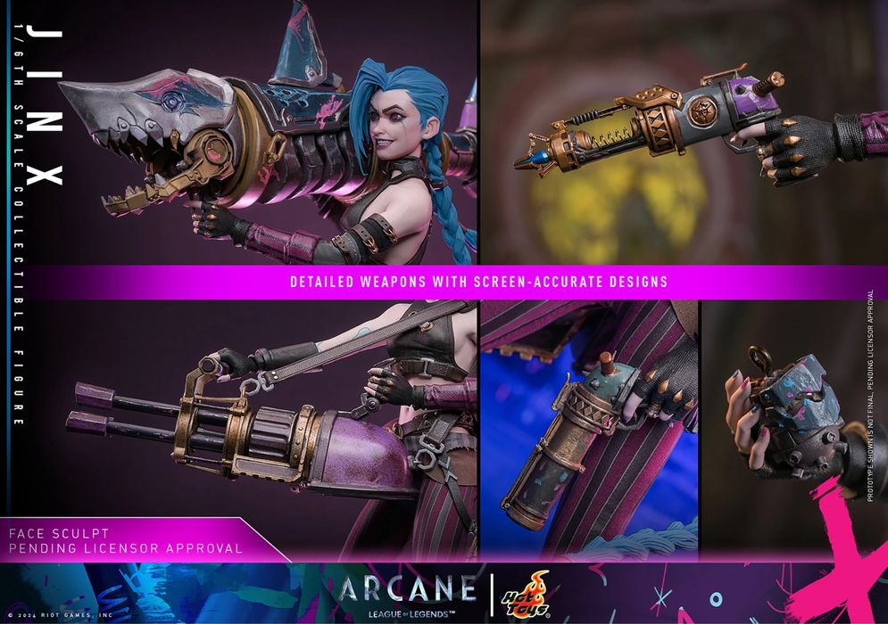 Фігурка 1/6 Hot Toys TMS137 Arcane - Jinx: 19 900 грн. - Фігурки
