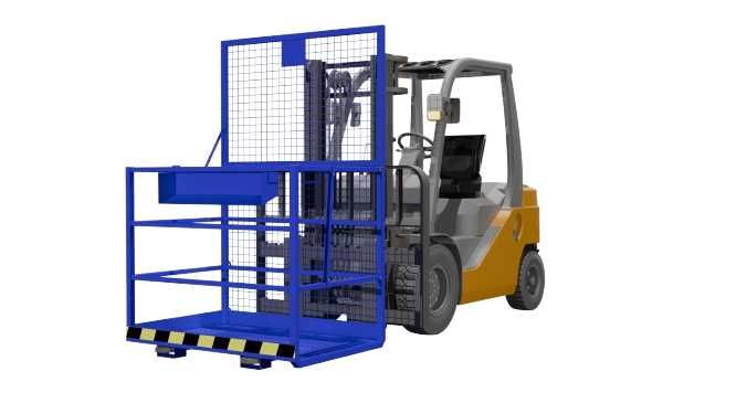 Promocja - Platforma robocza 300 kg 2 os. do wózka widłowego