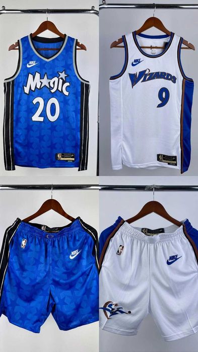 Jerseys NBA Calção Cleveland, Phoenix, Mavs, Celtics, Magic, Kings