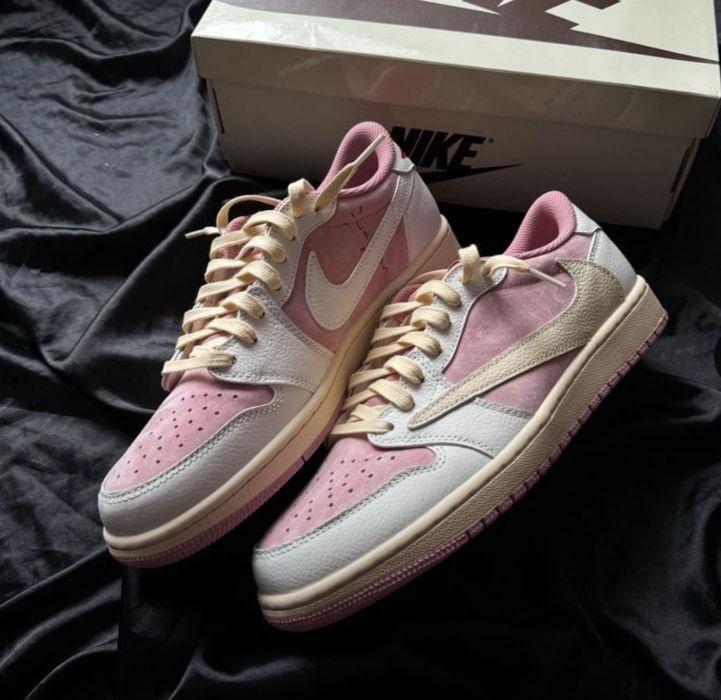 Trawie Scott Air Jordan 1 Low OG sail_pink rozm 38