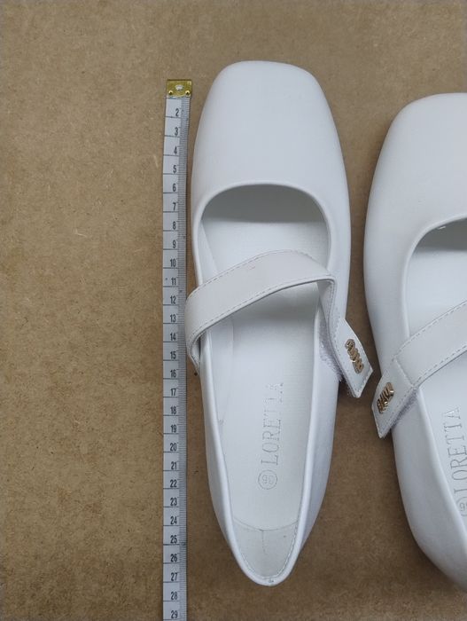 Туфлі балетки білі 36 розмір
