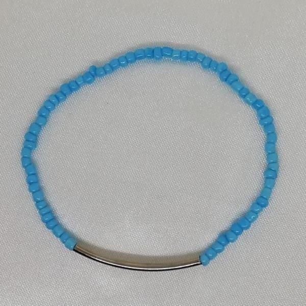 Pulseira Miss travessão  Prata - Ref.:pemtp18