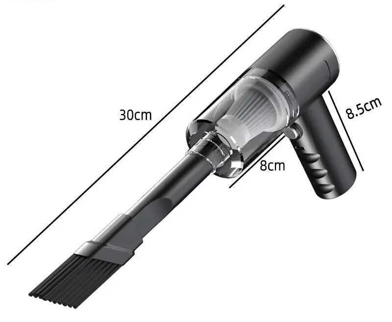 Aspirador portátil bateria casa carro aspirar limpeza sem filtro NOVO